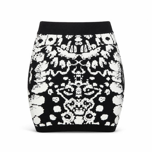 swede paris Womens Black   Bandage Skirt Size S