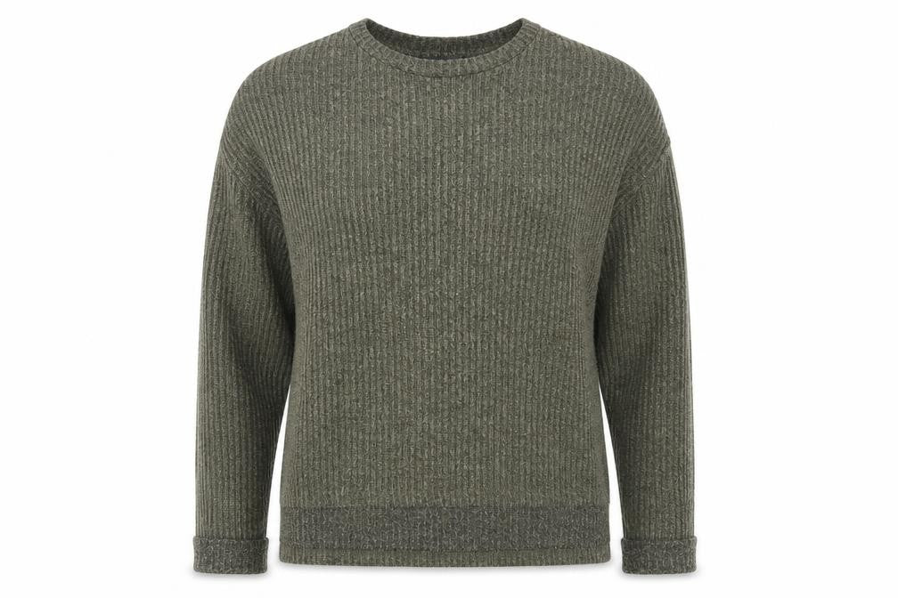 Front view of Primark women’s gold striped jumper, size XS