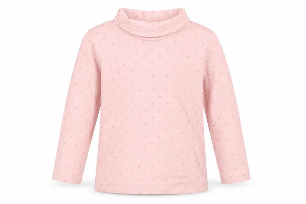 Primark Girls Pink Geometric  Basic T-Shirt Size 18-24 Months  - Heart print