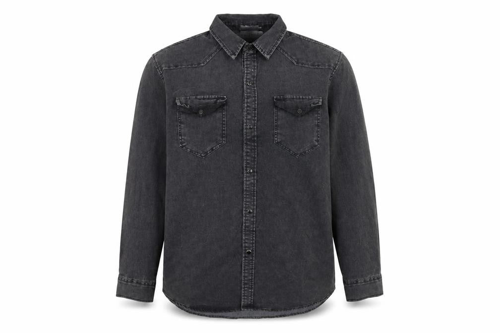 Front view of polo mano women’s grey jacket, size XL