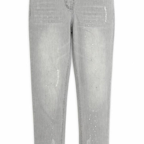 deniem & co Girls Grey   Straight Jeans Size 11-12 Years