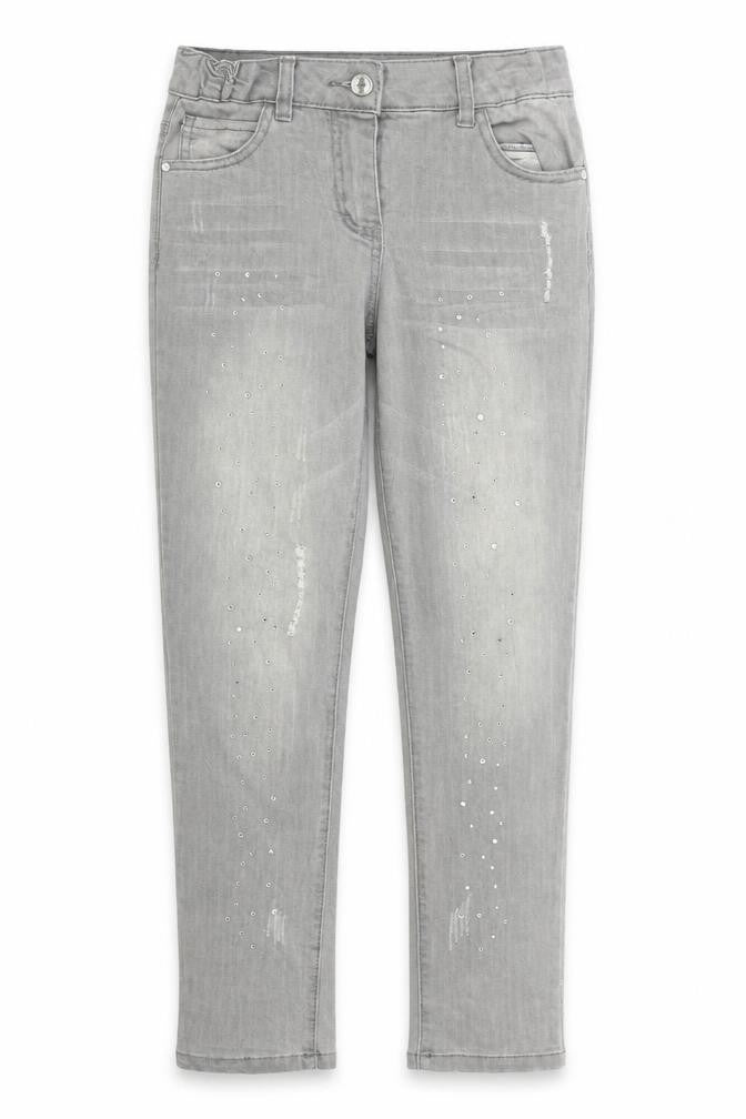 deniem & co Girls Grey   Straight Jeans Size 11-12 Years
