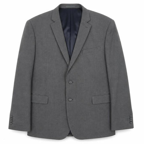 Cedarwood State Mens Grey Striped Jacket Suit Jacket Size XL