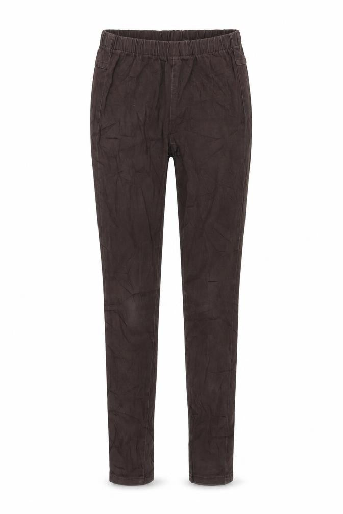 Front view of Pieces women’s brown denim jegging jeans, size S, 29-inch leg