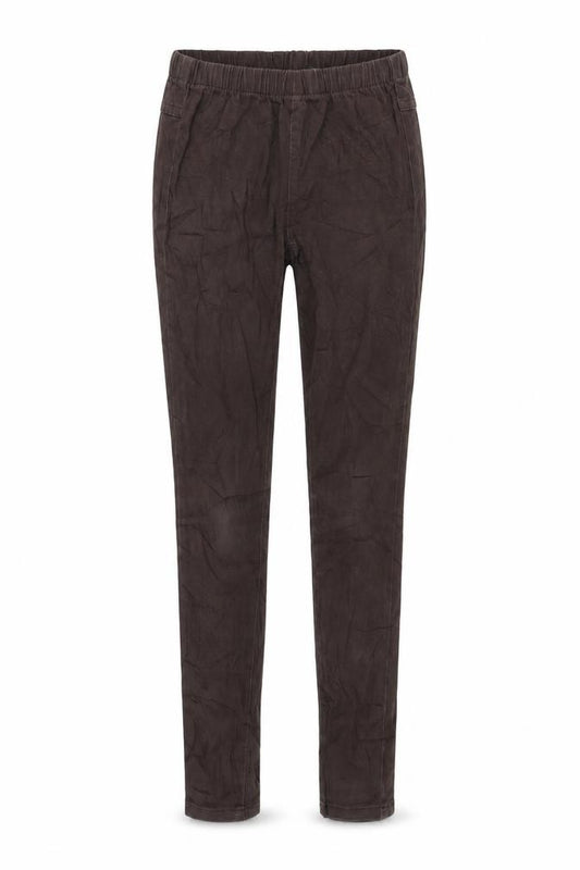 Front view of Pieces women’s brown denim jegging jeans, size S, 29-inch leg
