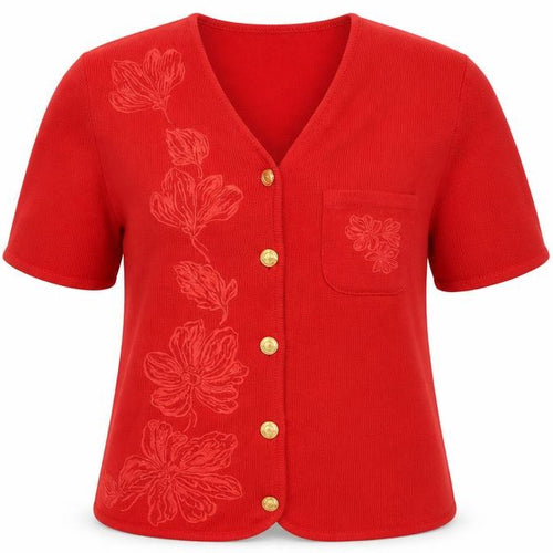 LUCIA Womens Red   Cardigan Jumper Size 12
