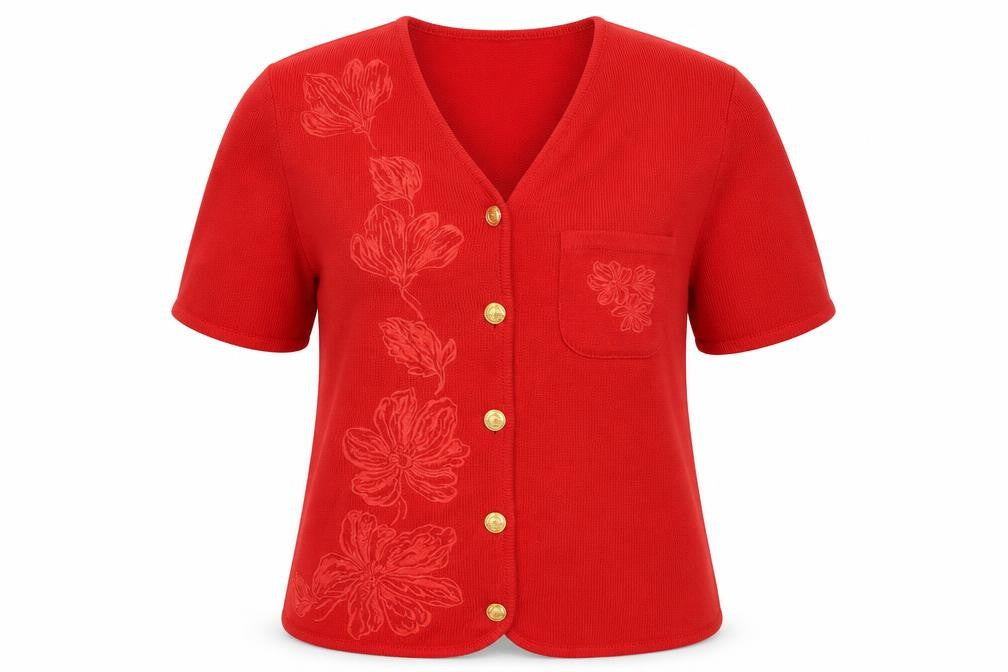 LUCIA Womens Red   Cardigan Jumper Size 12
