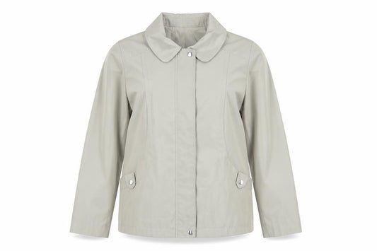 Front view of Bonmarché women’s green bomber jacket jacket one size