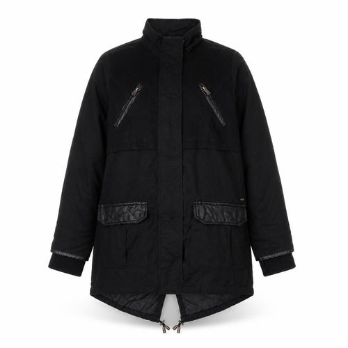tiffosi Womens Black   Parka Coat Size XS