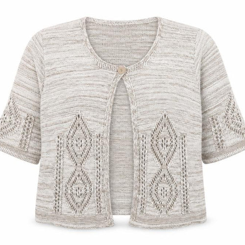 Isle Womens Beige   Cardigan Jumper Size XL