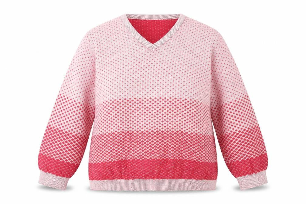 Lily Ella Womens Red Geometric Knit Pullover Jumper Size 2XL