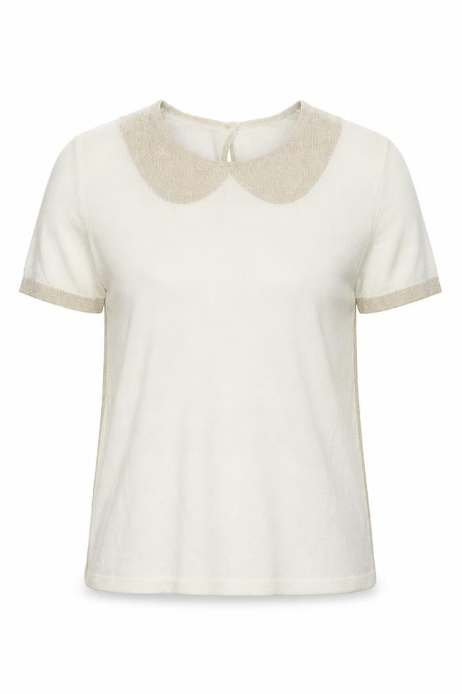 United Colors of Benetton Womens Beige   Basic Blouse Size 2XS