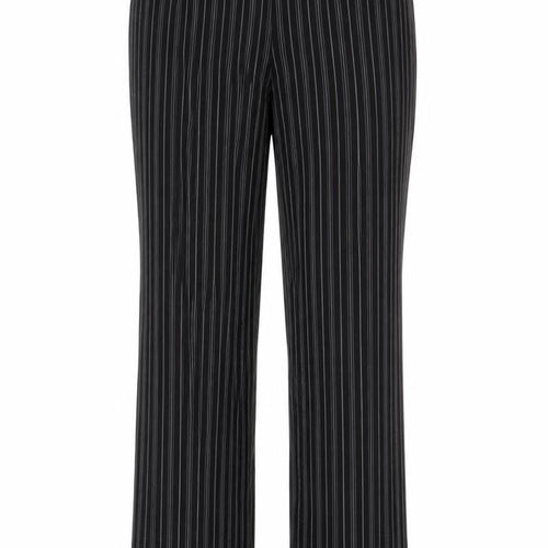 La Redoute Womens Black Striped  Trousers  Size 14 L32 in