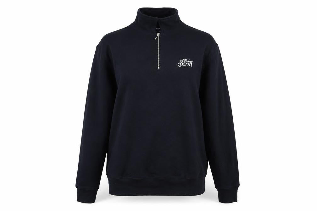 Front view of Mc Carthy women’s blue jumper, size XS