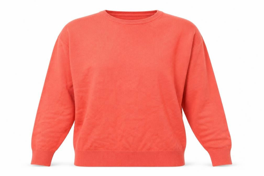 Front view of Paoluc women’s pink jumper, size L