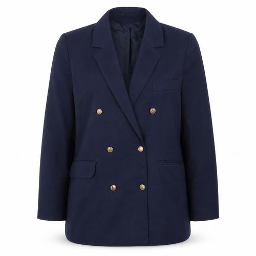 Classic Woman Womens Blue   Jacket Suit Jacket Size 14