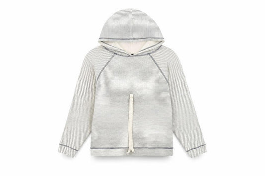 Front view of F&F women’s beige striped jumper, size UK 6