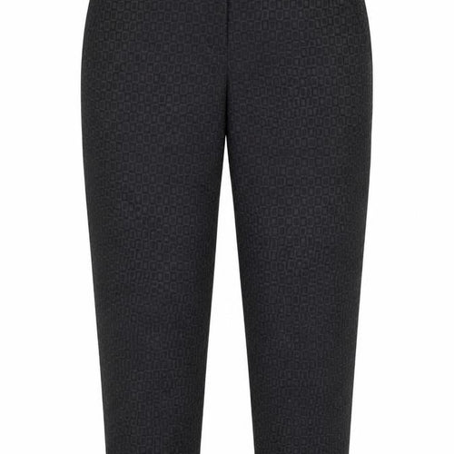 Preworn Womens Grey Geometric  Trousers  Size 14 L28 in