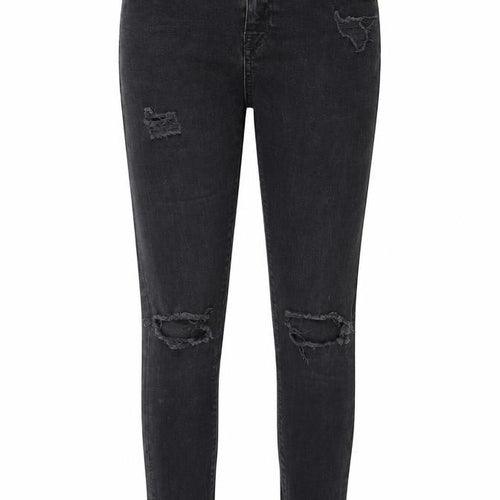 Topshop Womens Black  Denim Skinny Jeans Size 26 in L34 in