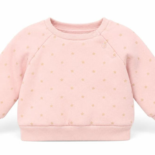 Primark Girls Pink Polka Dot  Pullover Jumper Size 3-6 Months  - stars