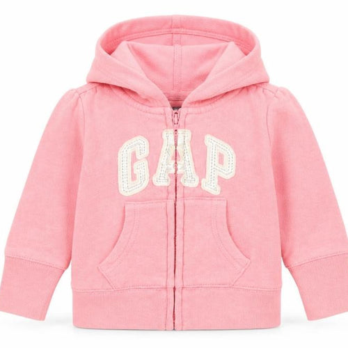 Gap Girls Pink   Full Zip Jumper Size 3-6 Months