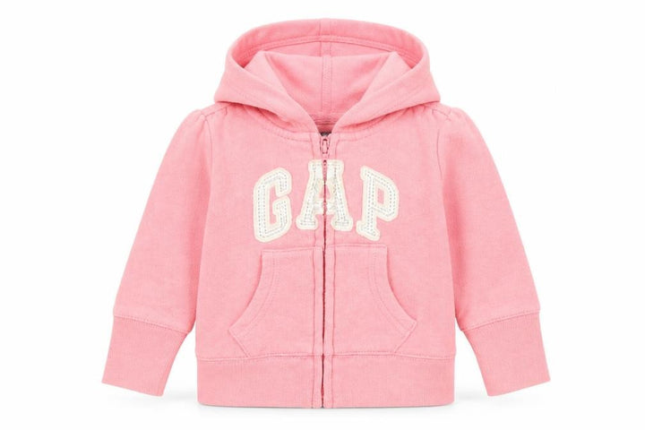 Gap Girls Pink Full Zip Jumper Size 3-6 Months