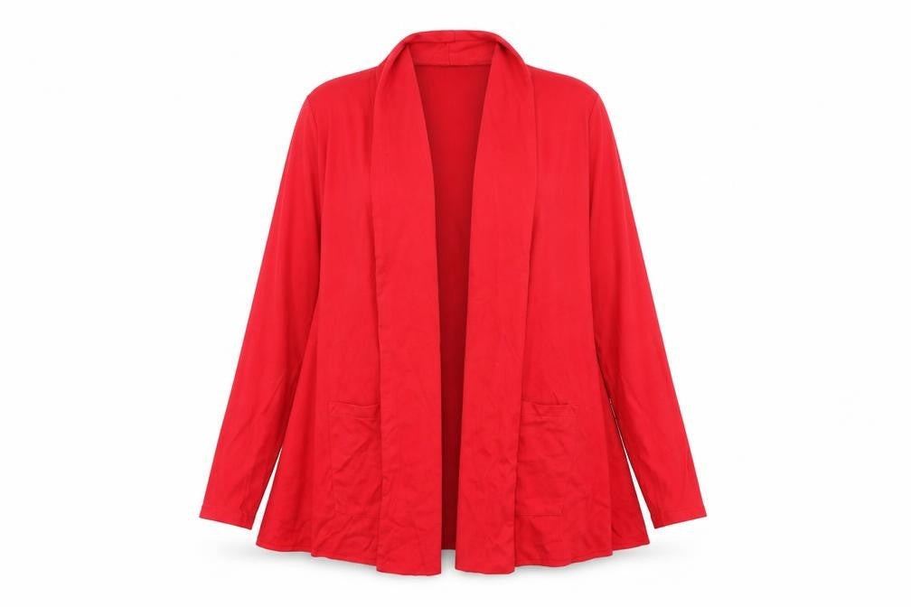 IQ Womens Red   Cardigan Jumper Size 10