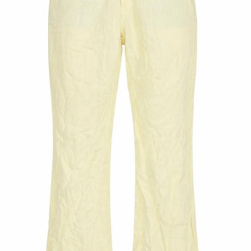 FREEMAN T. PORTER Womens Yellow   Trousers  Size 28 in L32 in
