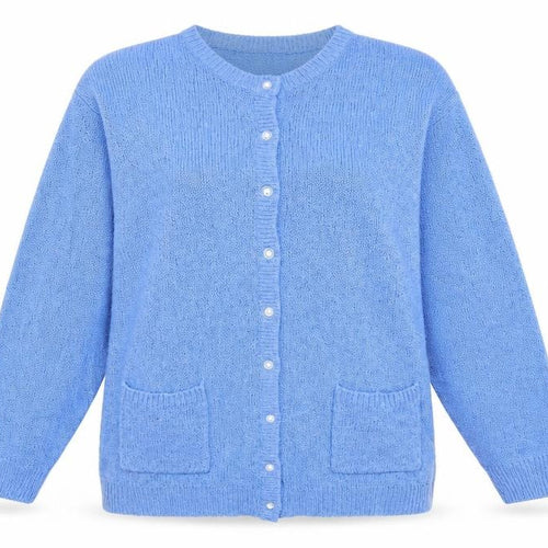 Lana Womens Blue   Cardigan Jumper One Size
