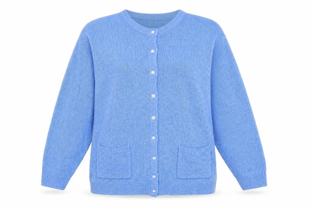 Lana Womens Blue   Cardigan Jumper One Size