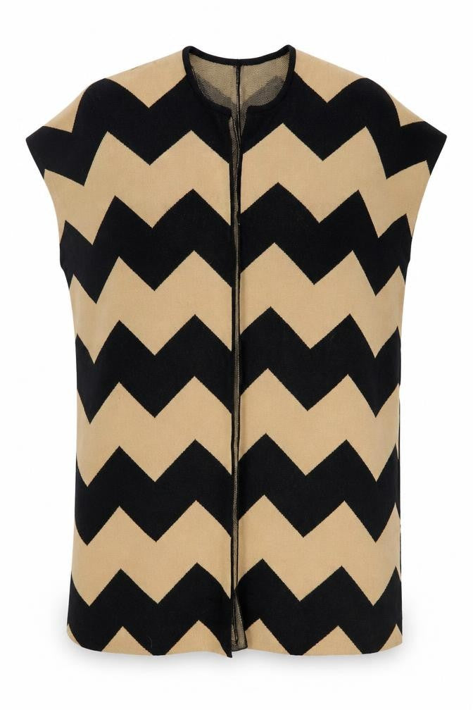 Gok for Tu  Womens Beige Geometric  Cardigan Jumper Size S
