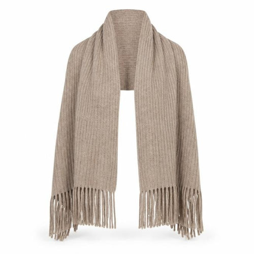 Preworn Womens Brown    Shawl/Wrap   - fringe detail