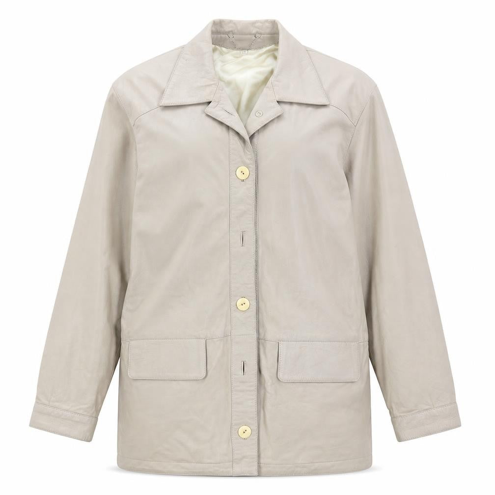 EFE Womens Beige   Overcoat Coat Size 12