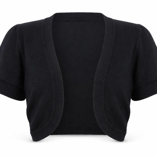 Papaya Womens Black  Knit Shrug Jumper Size 12