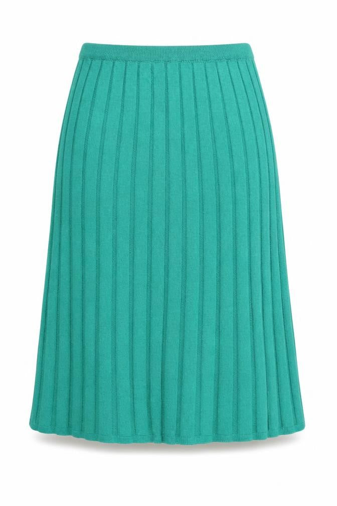 Equinox Womens Green   Flare Skirt Size 32 in