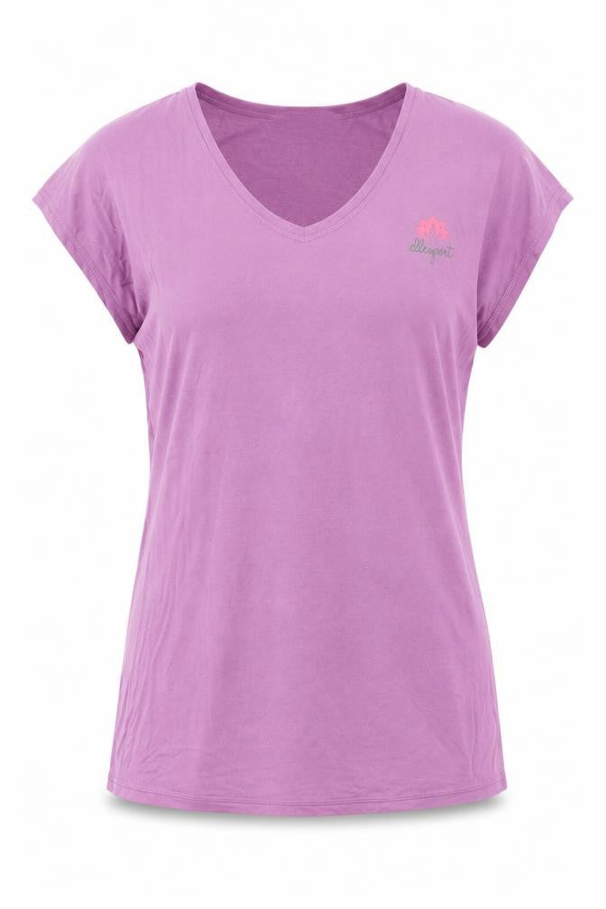Elle Sport Womens Purple   Basic T-Shirt Size 12