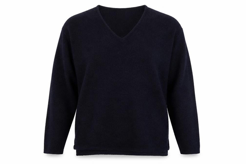 Front view of Lana women’s blue knit jumper, size L