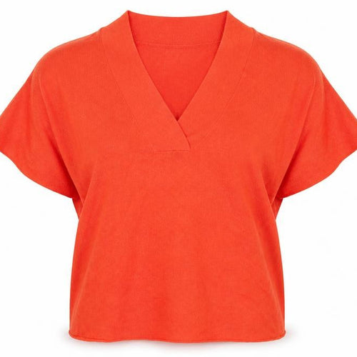 Mango Womens Orange   Pullover Jumper Size S