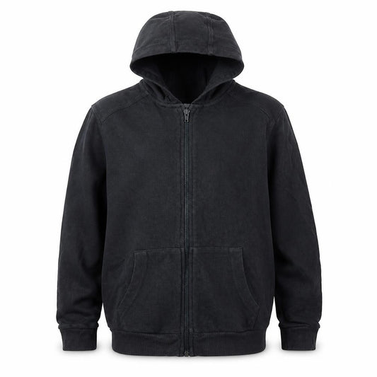Front view of Marks & Spencer boys’ grey jacket coat, size 11, years