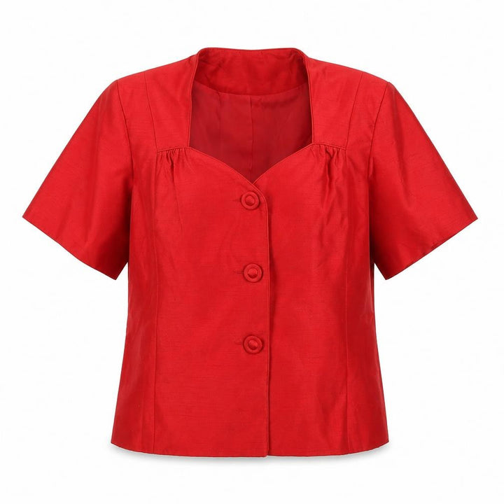 Roman Womens Red   Jacket Coat Size 14