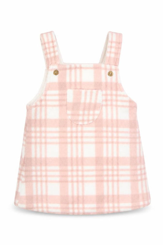 Front view of George girls’ pink a-line, size 0-3, months