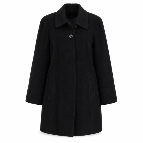 BHS Womens Black   Overcoat Coat Size 14