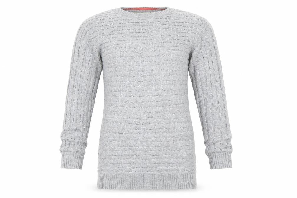 Front view of H&M girls’ grey jumper, size 10-11, years