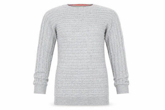 Front view of H&M girls’ grey jumper, size 10-11, years