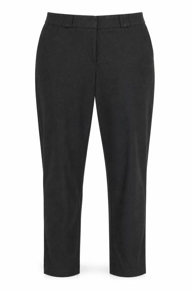 Dorothy Perkins Womens Green Houndstooth  Trousers  Size 10 L25 in