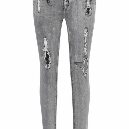 TALLY WEiJL Womens Grey  Denim Skinny Jeans Size 2XS L33 in
