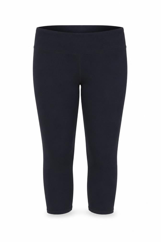 Preworn Womens Black   Cropped Leggings  L19 in