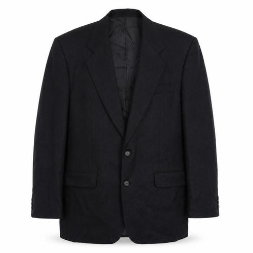 The Label Mens Black Striped  Jacket Suit Jacket Size 40