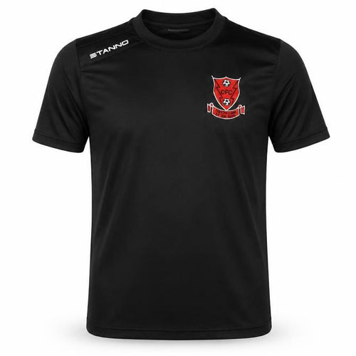 Stanno Boys Black   Jersey T-Shirt Size 12 Years