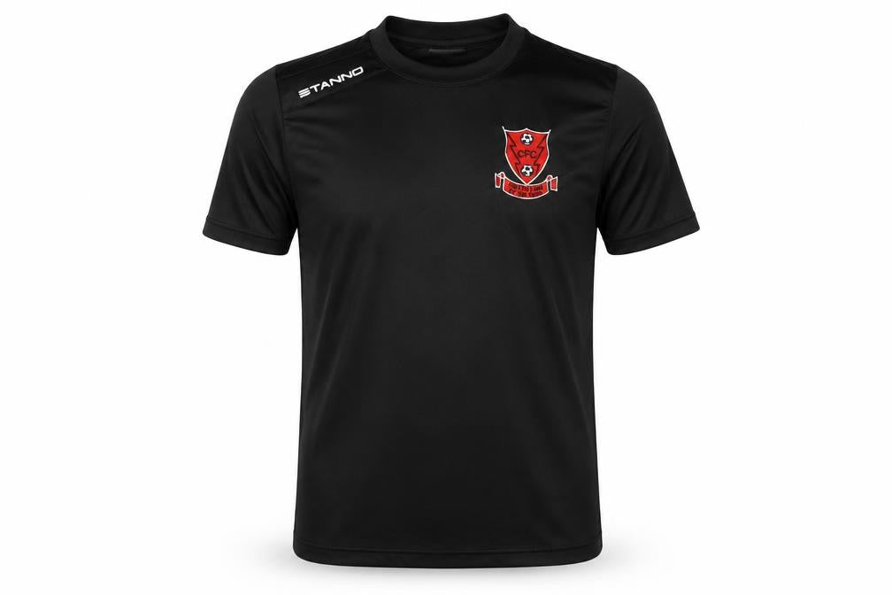 Stanno Boys Black   Jersey T-Shirt Size 12 Years